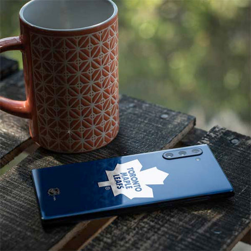 NHL Toronto Maple Leafs Solid Background Galaxy Note 10 Skin