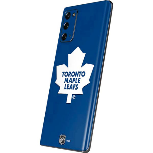 NHL Toronto Maple Leafs Solid Background Galaxy Note20 5G Skin