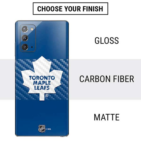 NHL Toronto Maple Leafs Solid Background Galaxy Note20 5G Skin