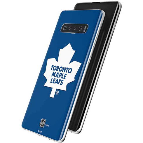 NHL Toronto Maple Leafs Solid Background Galaxy S10 Plus Skin