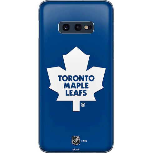 NHL Toronto Maple Leafs Solid Background Galaxy S10e Skin