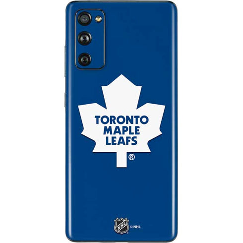 NHL Toronto Maple Leafs Solid Background Galaxy S20 Fan Edition Skin