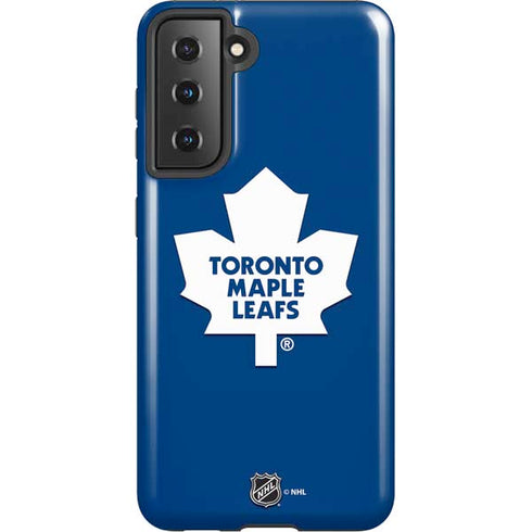 NHL Toronto Maple Leafs Solid Background Galaxy S21 5G Pro Case