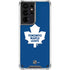NHL Toronto Maple Leafs Solid Background Galaxy S21 Ultra 5G Clear Case