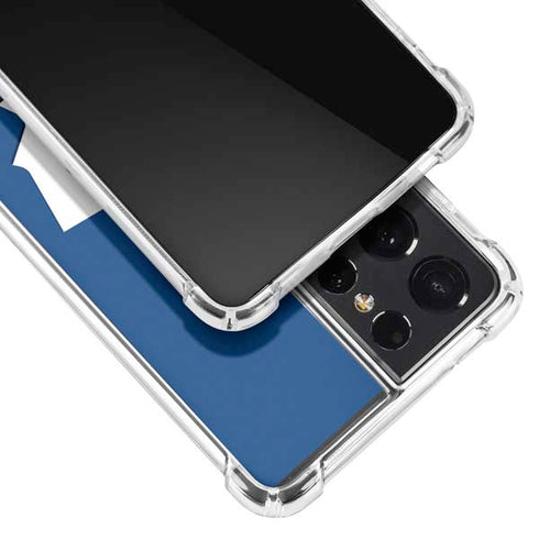 NHL Toronto Maple Leafs Solid Background Galaxy S21 Ultra 5G Clear Case