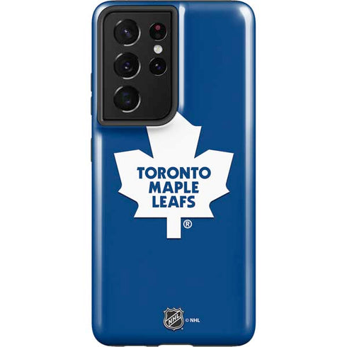 NHL Toronto Maple Leafs Solid Background Galaxy S21 Ultra 5G Pro Case