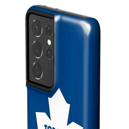NHL Toronto Maple Leafs Solid Background Galaxy S21 Ultra 5G Pro Case