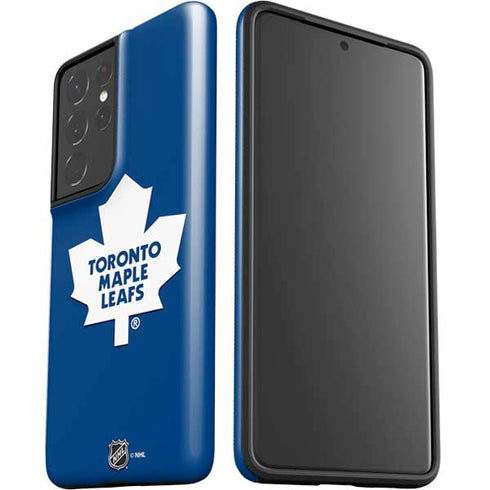 NHL Toronto Maple Leafs Solid Background Galaxy S21 Ultra 5G Pro Case