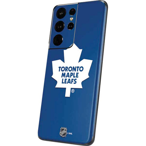 NHL Toronto Maple Leafs Solid Background Galaxy S21 Ultra 5G Skin