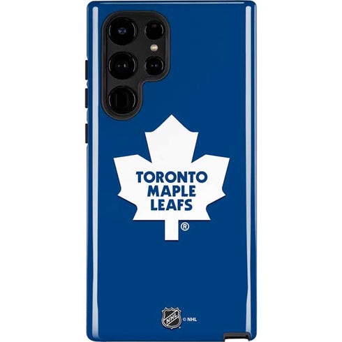 NHL Toronto Maple Leafs Solid Background Galaxy S22 Ultra Pro Case