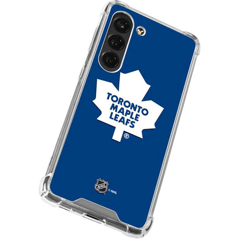 NHL Toronto Maple Leafs Solid Background Galaxy S23 Clear Case