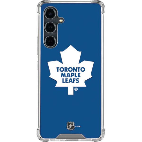 NHL Toronto Maple Leafs Solid Background Galaxy S23 FE Clear Case