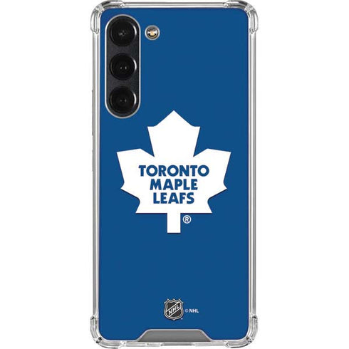 NHL Toronto Maple Leafs Solid Background Galaxy S23 Plus Clear Case