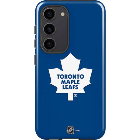 NHL Toronto Maple Leafs Solid Background Galaxy S23 Pro Case