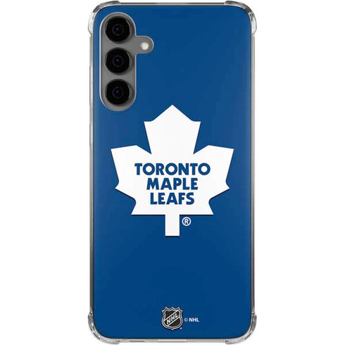 NHL Toronto Maple Leafs Solid Background Galaxy S24 Plus Clear Case