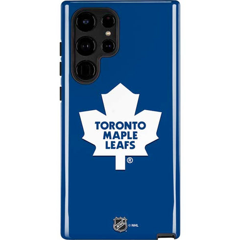 NHL Toronto Maple Leafs Solid Background Galaxy S24 Ultra Impact Case