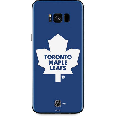NHL Toronto Maple Leafs Solid Background Galaxy S8 Skin