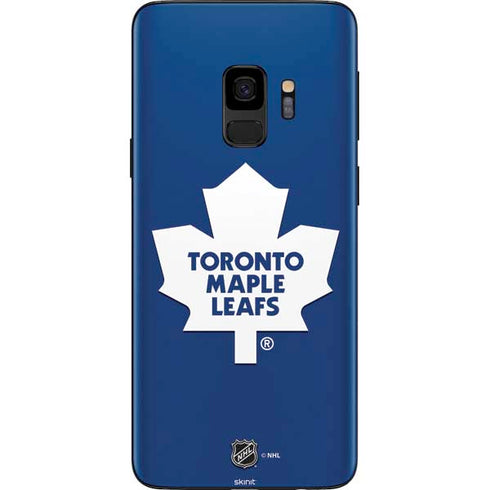 NHL Toronto Maple Leafs Solid Background Galaxy S9 Skin