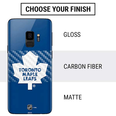 NHL Toronto Maple Leafs Solid Background Galaxy S9 Skin
