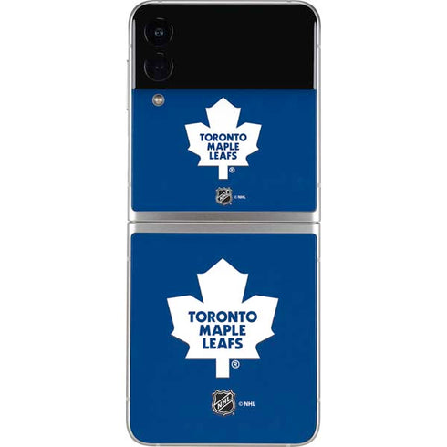 NHL Toronto Maple Leafs Solid Background Galaxy Z Flip3 5G Skin
