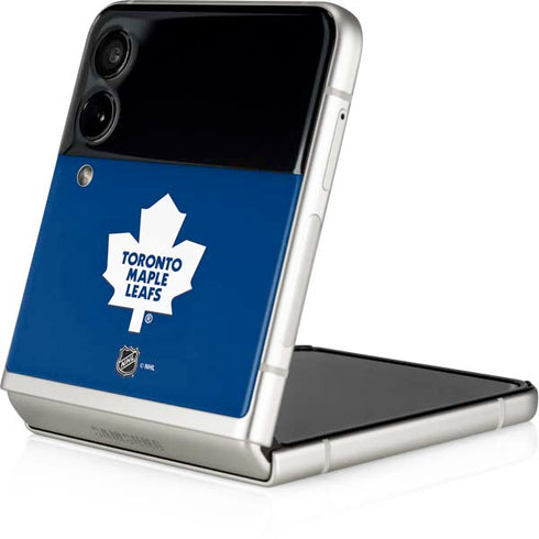NHL Toronto Maple Leafs Solid Background Galaxy Z Flip3 5G Skin