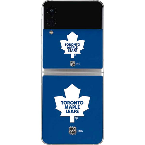 NHL Toronto Maple Leafs Solid Background Galaxy Z Flip4 5G Skin