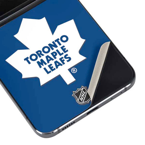 NHL Toronto Maple Leafs Solid Background Galaxy Z Flip5 5G Skin