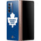 NHL Toronto Maple Leafs Solid Background Galaxy Z Fold2 5G Skin
