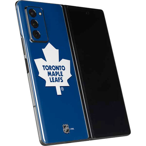 NHL Toronto Maple Leafs Solid Background Galaxy Z Fold2 5G Skin