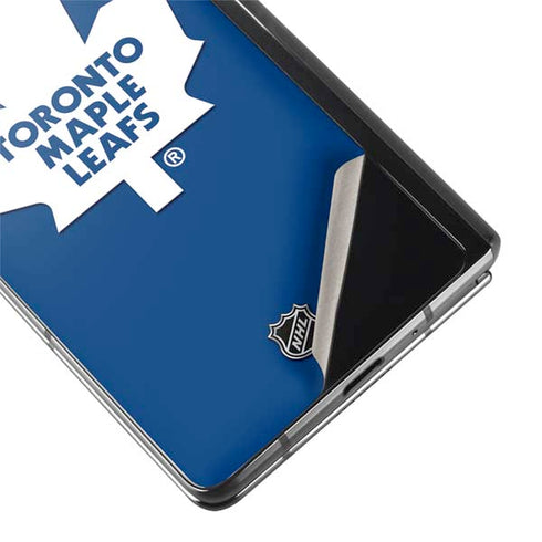 NHL Toronto Maple Leafs Solid Background Galaxy Z Fold2 5G Skin