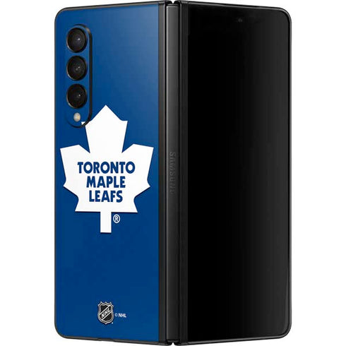 NHL Toronto Maple Leafs Solid Background Galaxy Z Fold3 5G Skin