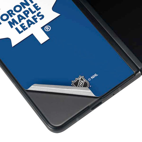 NHL Toronto Maple Leafs Solid Background Galaxy Z Fold3 5G Skin
