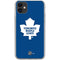 NHL Toronto Maple Leafs Solid Background iPhone 11 Clear Case