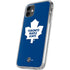NHL Toronto Maple Leafs Solid Background iPhone 11 Clear Case