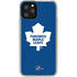 NHL Toronto Maple Leafs Solid Background iPhone 11 Pro Clear Case