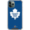 NHL Toronto Maple Leafs Solid Background iPhone 11 Pro Max Clear Case