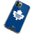 NHL Toronto Maple Leafs Solid Background iPhone 11 Pro Max Clear Case