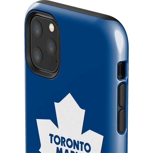 NHL Toronto Maple Leafs Solid Background iPhone 11 Pro Max Impact Case
