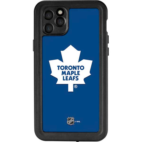 NHL Toronto Maple Leafs Solid Background iPhone 11 Pro Max Waterproof Case