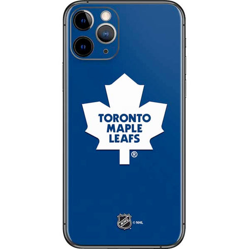 NHL Toronto Maple Leafs Solid Background iPhone 11 Pro Skin