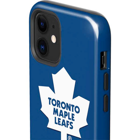 NHL Toronto Maple Leafs Solid Background iPhone 12 Impact Case