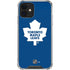 NHL Toronto Maple Leafs Solid Background iPhone 12 Mini Clear Case