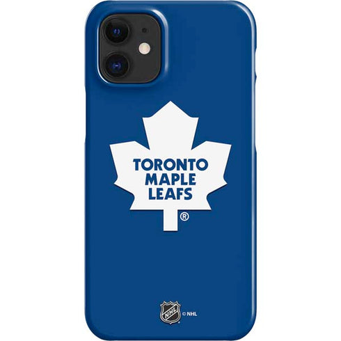 NHL Toronto Maple Leafs Solid Background iPhone 12 Mini Lite Case