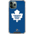 NHL Toronto Maple Leafs Solid Background iPhone 12 Pro Clear Case