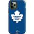 NHL Toronto Maple Leafs Solid Background iPhone 12 Pro Impact Case