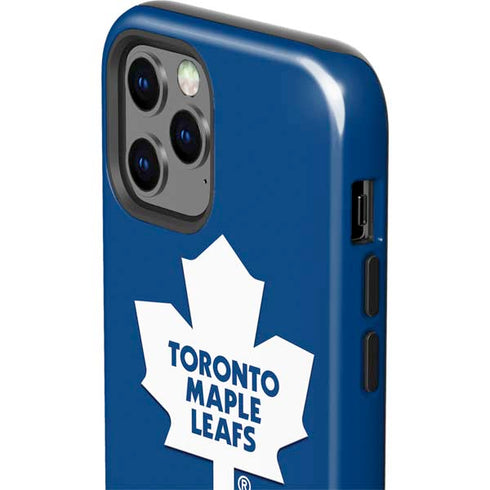 NHL Toronto Maple Leafs Solid Background iPhone 12 Pro Impact Case
