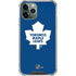 NHL Toronto Maple Leafs Solid Background iPhone 12 Pro Max Clear Case
