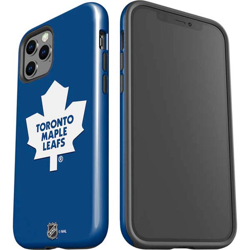 NHL Toronto Maple Leafs Solid Background iPhone 12 Pro Max Impact Case