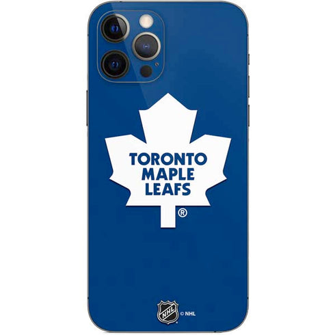 NHL Toronto Maple Leafs Solid Background iPhone 12 Pro Skin
