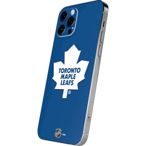 NHL Toronto Maple Leafs Solid Background iPhone 12 Pro Skin